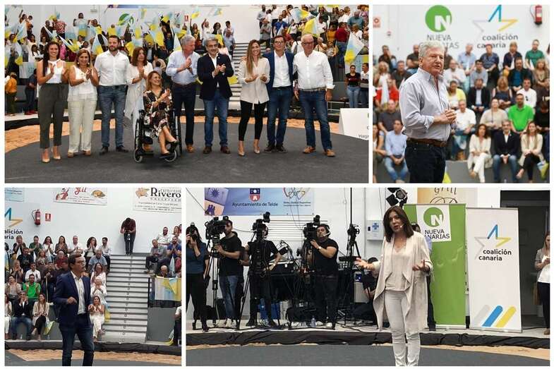 Imagen del acto celebrado este sábado en el terrero de Lomo Cementerio (Foto TA)